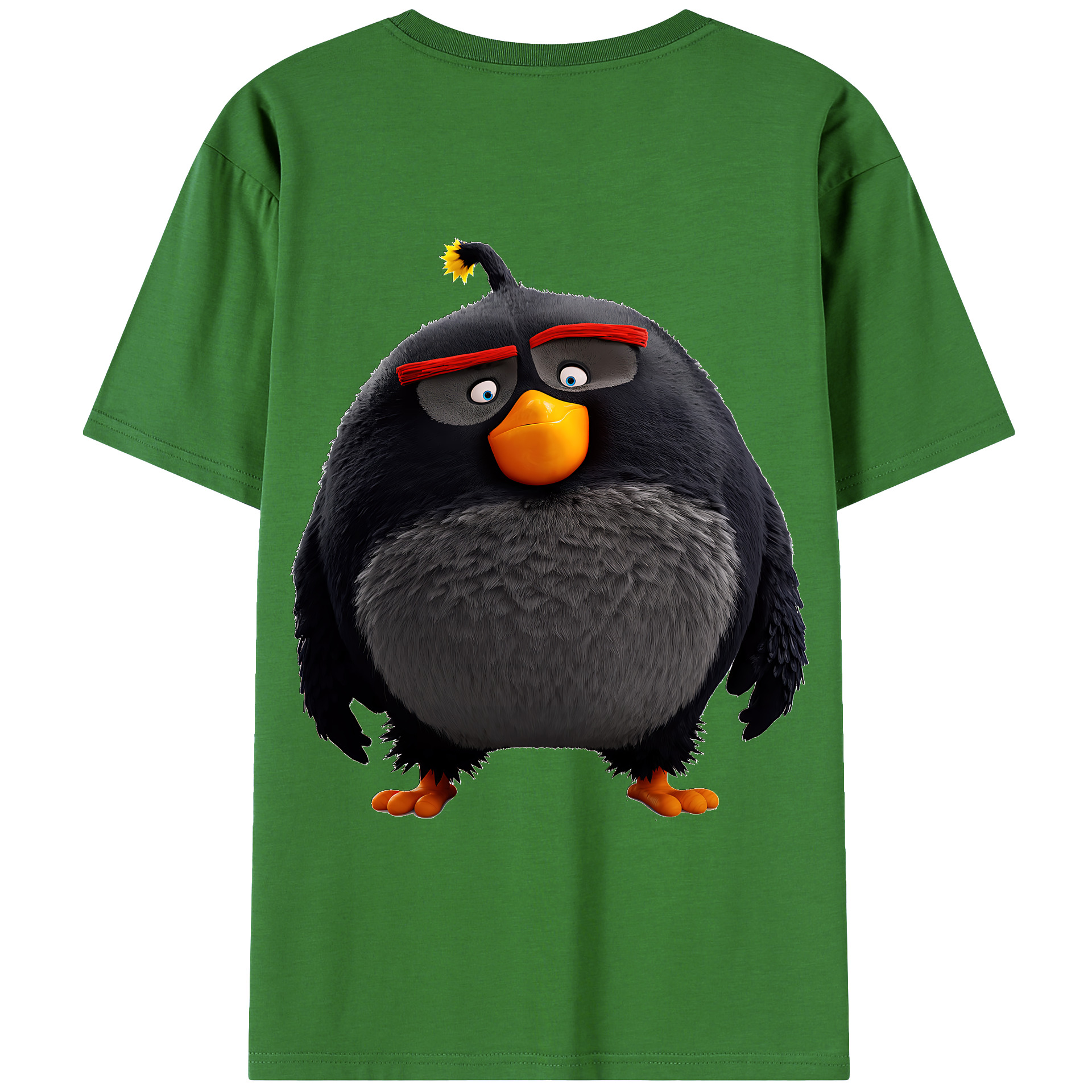 （画像用） Angry Birds アングリーバード レディース半袖Tシャツ(バックプリント)